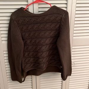 Green Pure Handknit Sweater